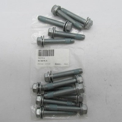 Lot of 13 Harley OEM NOS 5/16"-18 x 1-3/4" Hex Flange Screw w/ Lock Pa