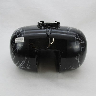 New Harley OEM 09-13 Touring FLHTC Fuel Tank Vivid Black Pinstripe 613