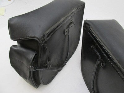 Pair of Harley Davidson Universal Motorcycle Synthetic Leather Saddleb