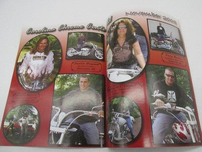 Carolina Chrome 2008 Harley Davidson Chopper Motorcycle Magazine Parts