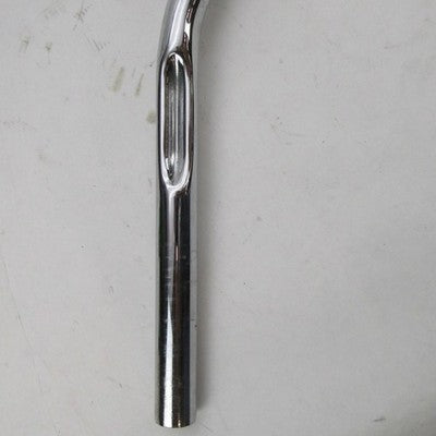 Harley Chrome Flat Tracker T-Bar 27" Spread Handlebars w/ 6" Risers &