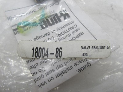 Lot of 4 Harley Davidson Genuine NOS K-Line Valve Seals 18004-86