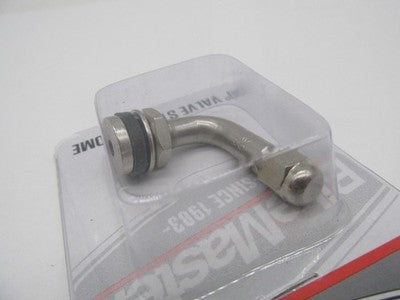 Bikemaster Motorcycle ATV UTV 90 Degree Tire Valve Stem Chrome 151414