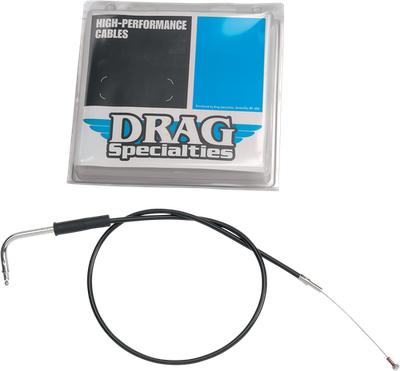Drag Specialties Black Vinyl Throttle Cable 28 1/2in.