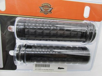 Harley Genuine OEM NOS Dominion Hand Grips, Gloss Black 56100231