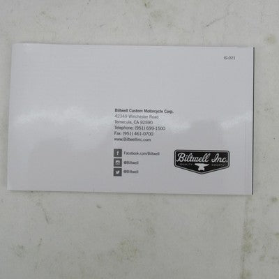 Biltwell NIB Gringo SMALL Flat Black Factory Logo 1002-638-102 | 0101-