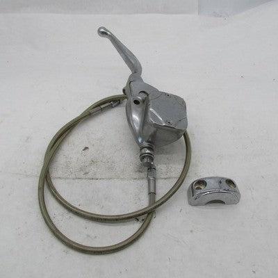 Harley OEM 9/16" Chrome Front Brake Master Cylinder w/ Braided Steel L