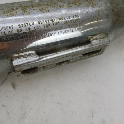 Vintage Harley Davidson OEM Front Chrome Softail Tapered Muffler 65247