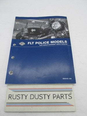 Harley-Davidson Official Factory 2009 FLT Police Models Parts Catalog