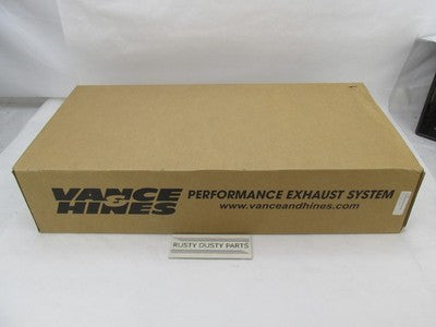 Vance & Hines NOS Dresser Power Dual Head Pipes Heat Shields 1802-0362