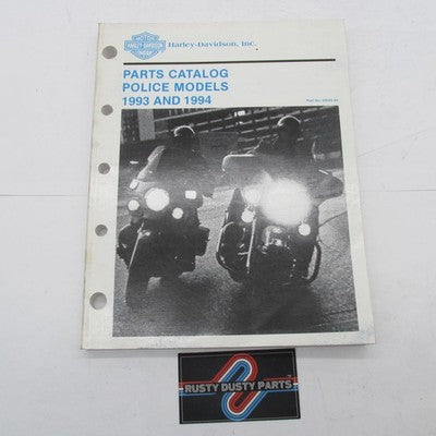 Harley-Davidson Official Factory 1993-1994 Police Models Parts Catalog