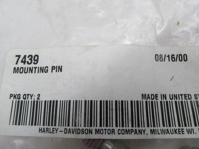 Lot of 2 Harley Davidson Genuine NOS Mounting Pins 7439