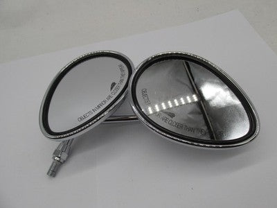 Indian Genuine OEM Pair of Chrome Mirrors 2635789-156 2635787-156