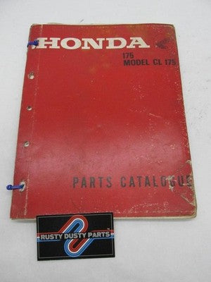 Honda Official Factory 175 Model CL 175 Parts Catalog Catalogue Book