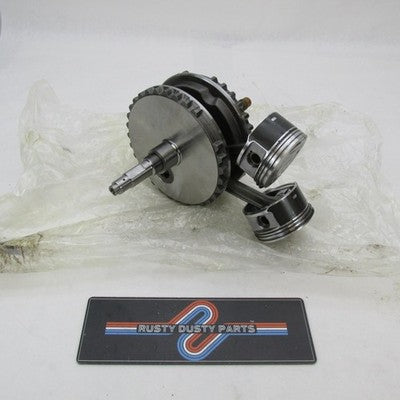 Harley OEM 99-06 Twin Cam 88A Crankshaft Flywheel w/ Rods & Pistons 23