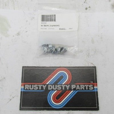 Lot of 6 Harley-Davidson OEM NOS Tapping Screws 3529