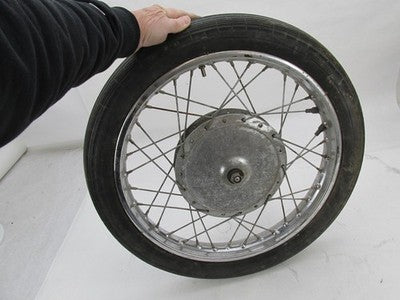 Suzuki T250 Hustler 18X2.75 Front Twin Leading Drum Brake Shoe Spoke W