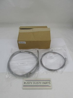 NOS LA Choppers Cable Kit for Indian Scout w/ 12" - 14" Handlebars LA-