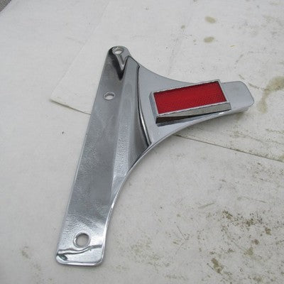 Pair Harley Chrome Rigid Sissy Bar Mounting Brackets Softail 52787-00