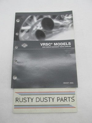 Harley-Davidson Official Factory 2006 VRSC Models Parts Catalog 99457-