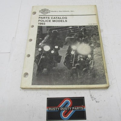 Harley Davidson Genuine 1993 Parts Catalog Police Models 99545-93