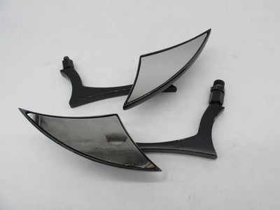 Pair of Harley-Davidson Black Mini Custom Chopper Side Mirrors