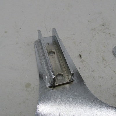 Pair Khrome Werks Chrome Side Plates Sissy Bar Mount Brackets FXWG FXS