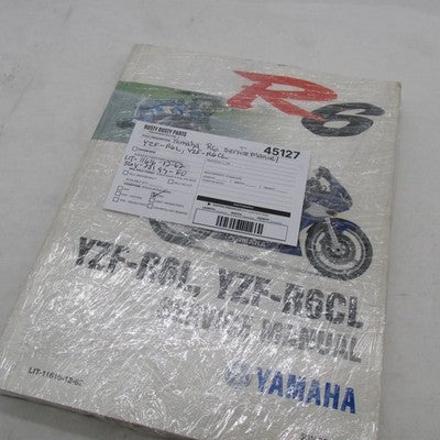 Yamaha YZF-R6L, YZF-R6CL Service Manual Guide LIT-11616-12-62 5GV-2819
