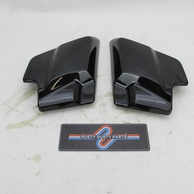 Pair of Harley-Davidson OEM Touring Side Covers Vivid Black 66048-09A