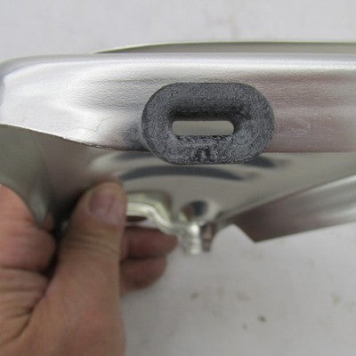 Pair of Harley OEM V-Rod VRSC Louvred Frame Neck Side Covers 66114-01