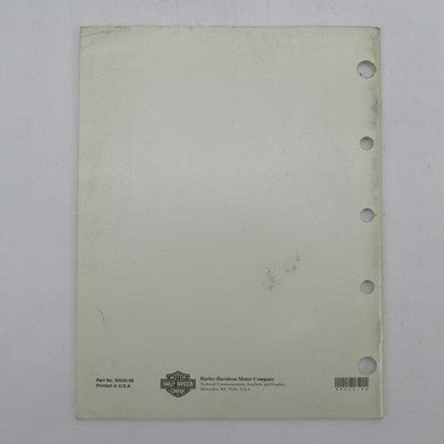 Harley-Davidson Official 1996 Police Models Parts Catalog Supplement 9
