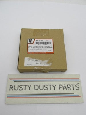 V-Twin NOS Rear Offset Pulley Brake Disc Spacer Billet .3125" Thicknes