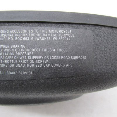 Harley Davidson OEM Wrinkle Black Oval Football Air Cleaner Cover 2909