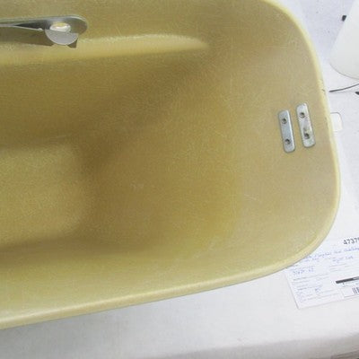 Harley OEM 1980 FL/FLH 80ci Shovelhead White Fiberglass Right Saddleba