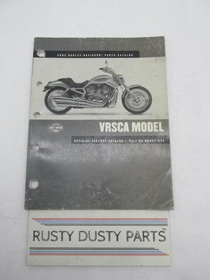 Harley-Davidson Official Factory 2002 VRSCA Models Parts Catalog 99457