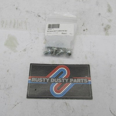 Lot of 8 Harley-Davidson OEM NOS Button Head Hex Socket Screws 3652