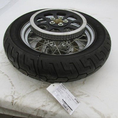 Harley OEM Softail 16x3x3/4" Rear Spoke Wheel w/ Tire, Rotor & 70T Bel