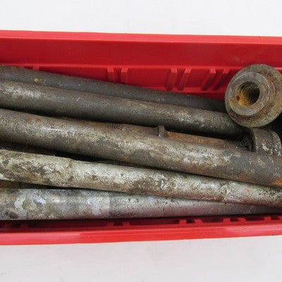 Large Lot Vintage BSA Triumph Rear Wheel Axles Spindles Spacers Hardwa