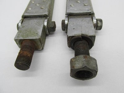 Pair of Harley Davidson Vintage Bobber Chopper Flat Dimpled Footpegs F