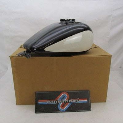 Harley OEM NOS 10-13 Road King Police Fuel Tank 2-Tone Black White 620