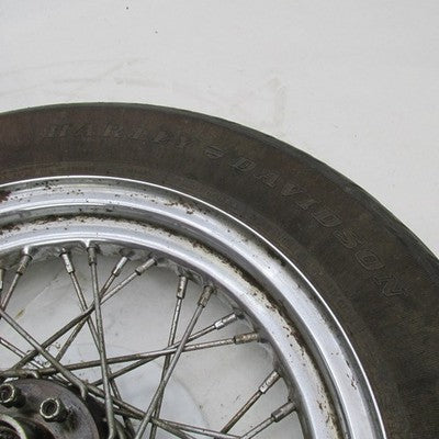 Harley Genuine 16"x3" Rear 40 Spoke Wheel Hub Rim w/ Dunlop D402 Tire