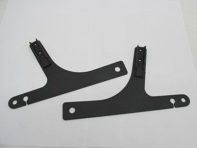 Harley Davidson Genuine NOS Pair Side Plate Kit Black Wrinkle Dyna 524