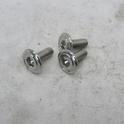 Lot of 3 Harley-Davidson OEM Hex Socket Flange Air Cleaner Cover Bolts