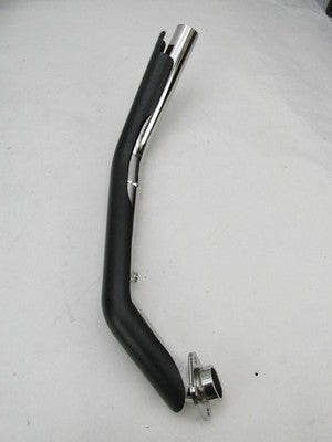 Bassani NOS Indian Scout 2 into 1 Megaphone Exhaust Short Black 8S12JB