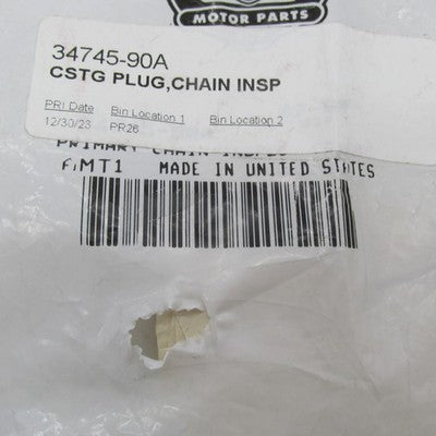 Harley OEM NOS 91-03 Sportster Chain Inspection Casting Plug Cover 347