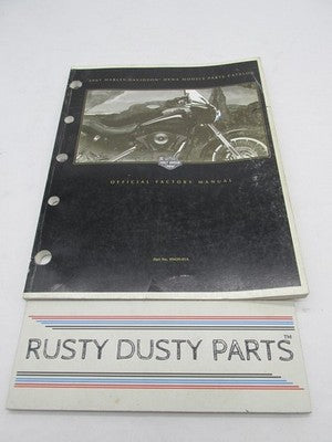 Harley-Davidson Official Factory 2001 Dyna Models Parts Catalog Book 9