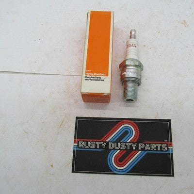 Pair of Harley Davidson Genuine NOS Aermacchi No. 8 Spark Plug 32301-6