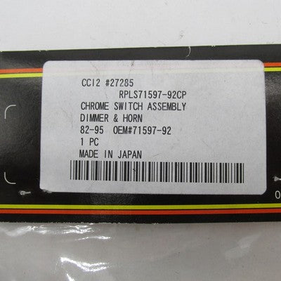 Custom Chrome NOS 82-95 Harley Dimmer & Horn Switch Assembly CCI 27285