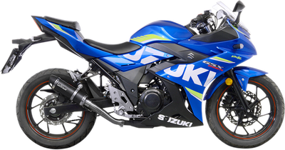 Leo Vince GP Corsa Slip-On Mufflers Stainless/Carbon/Carbon 3387E