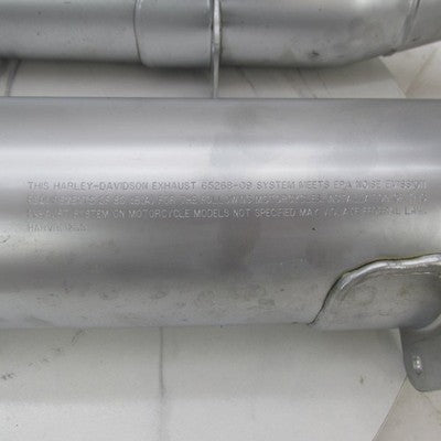 Pair Harley OEM Exhaust Slip On Mufflers Silencers 09-16 V-Rod Muscle